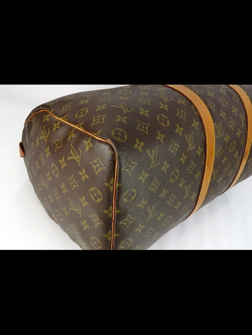 Louis Vuitton Monogram Canvas Duffle Bag in Brown and Tan